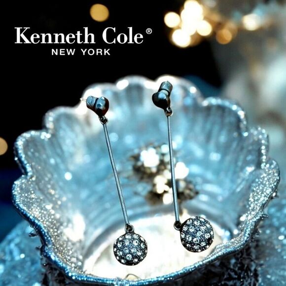 KENNETH COLE Crystal Drop Earrings - Picture 1 of 4